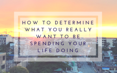 How To Determine What You Really Want To Be Spending Your Life Doing